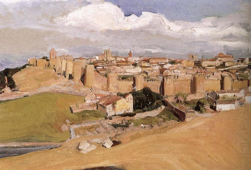 Avila Landscape, Joaquin Sorolla